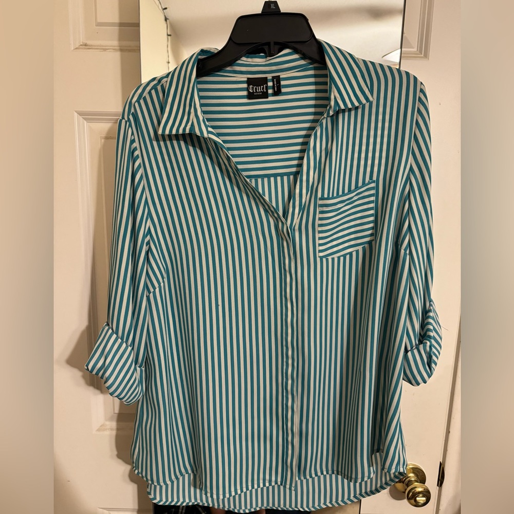 Cruel brand button down size L